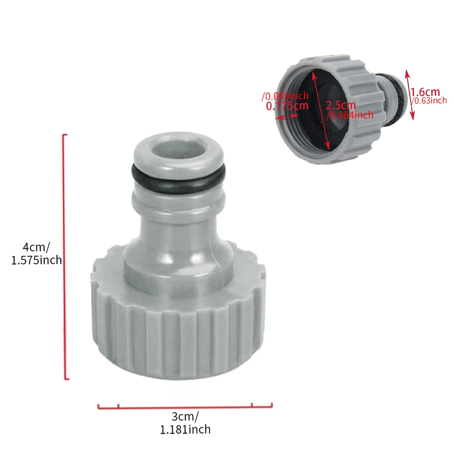 Garden Hose Quick Connect Adapters | Plastic Hose Fittings for Watering & Washing