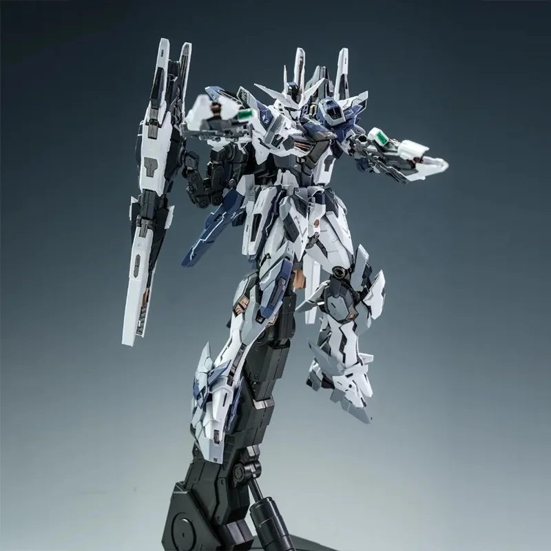 

Iron Starry Sky - Original Green Star Zero Model Kit With Alloy Skeleton Ready Stock MG Assembly Toy Figure Collectible