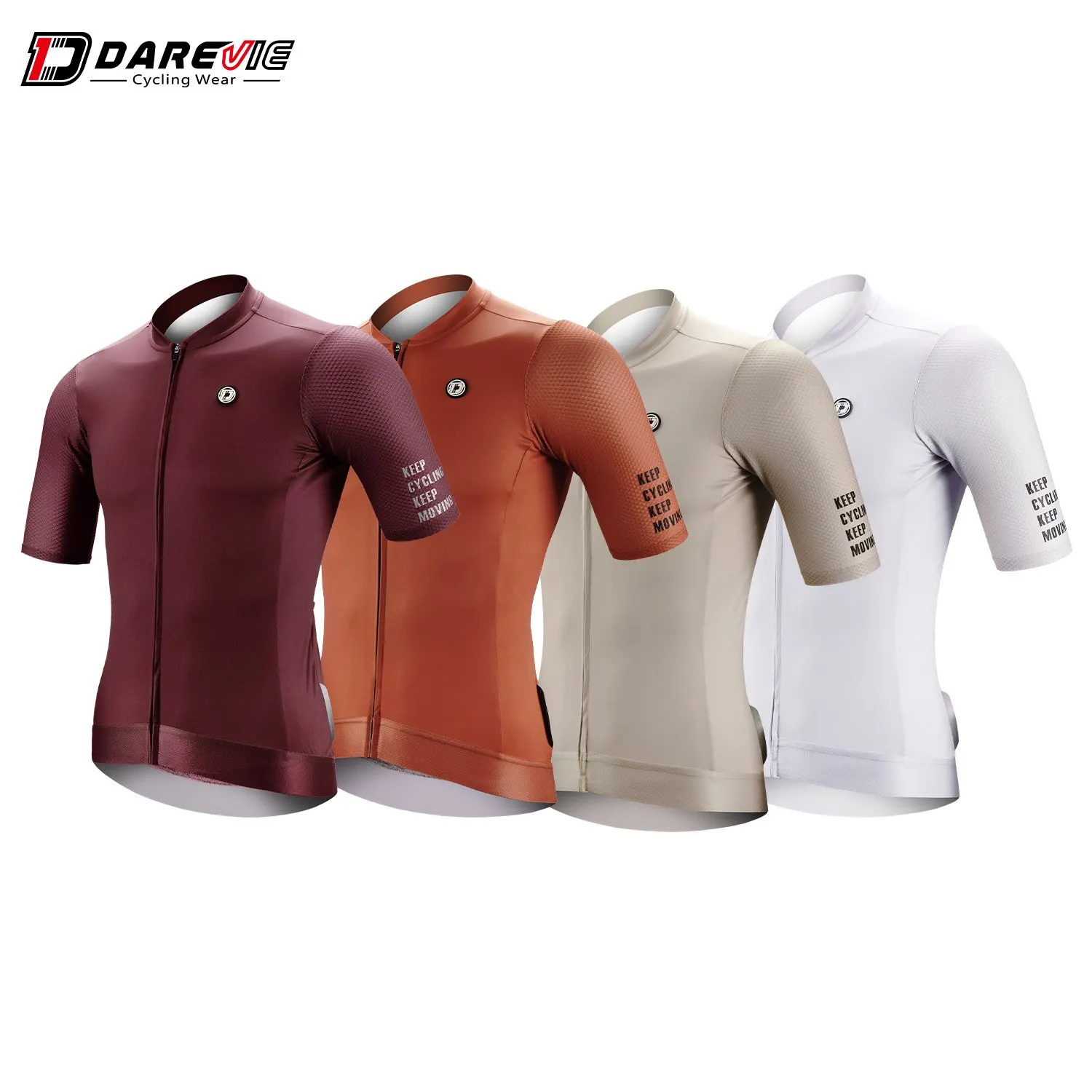 DAREVIE Cycling Jersey 2024 Fashion Women Cycling Jersey SPF 50 Man Bike Jersey High Quality Breathable Cycling Shirt MTB Road