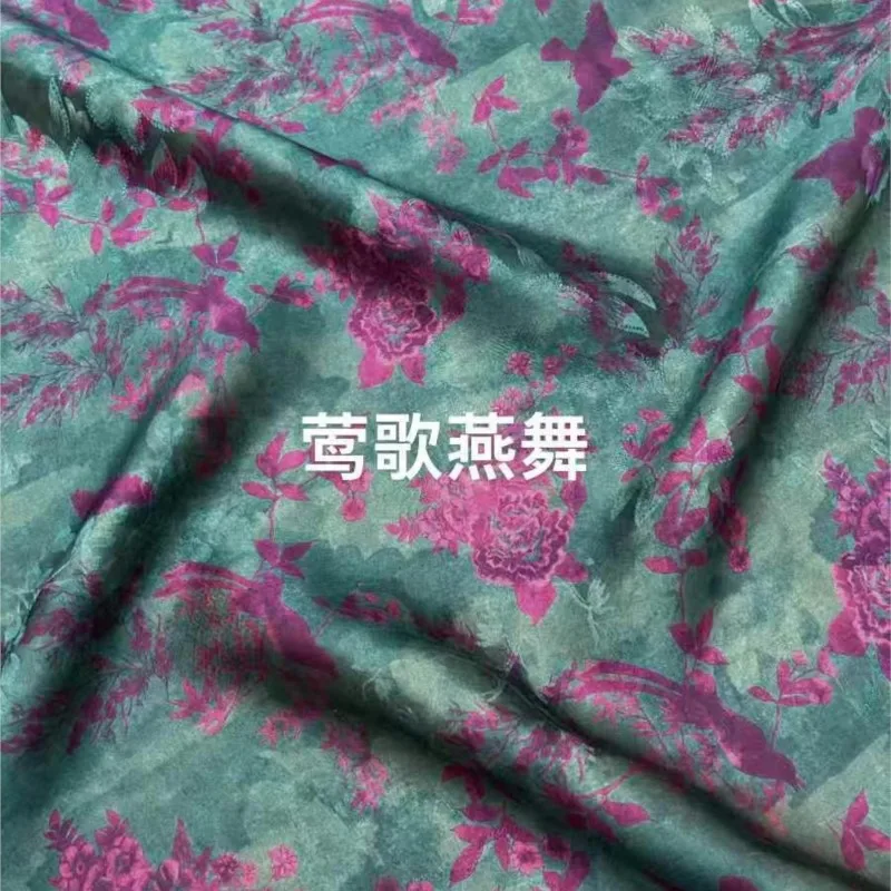 Nuevo vestido superior de media falda de estilo chino de gasa de seda y tela roja hecho a medida de alta gama