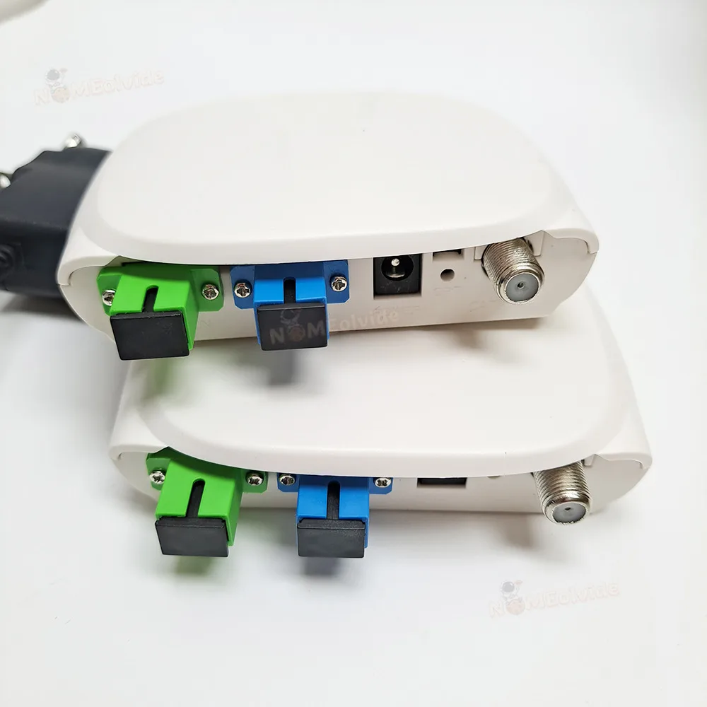 CATV PON Network AGC جهاز استقبال الألياف البصرية FTTH عقدة صغيرة WDM استقبال CATV نشط عقدة مع عرض النطاق الترددي لمنفذ RF 40-862 & 1006 ميجا هرتز