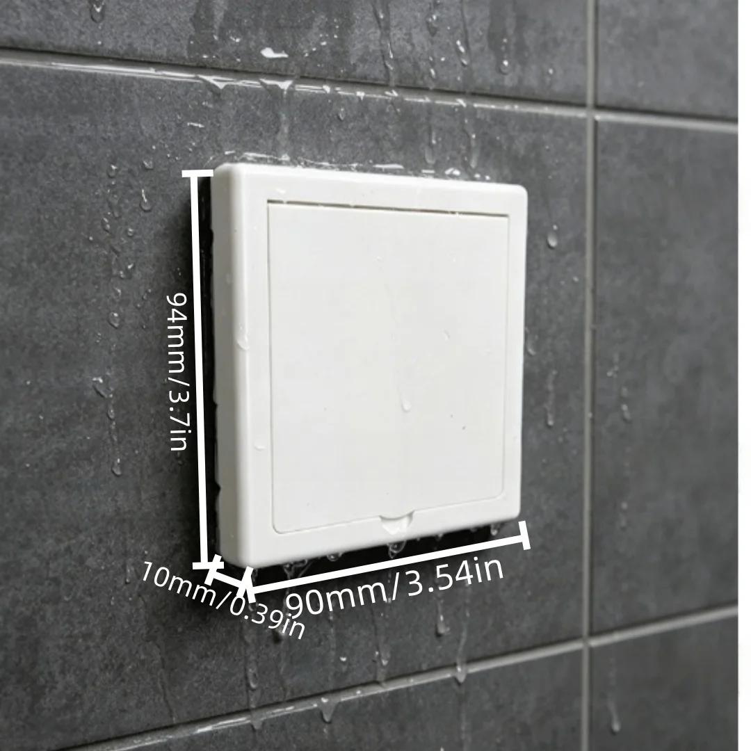 NEW SALE Self-adhesive Switch Socket Decorative Panel Plate Wall Hole Cover ABS Universal Blank Panel Cover Home Hardware