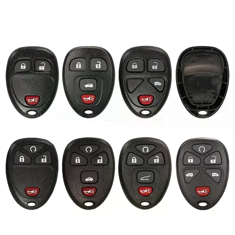 Universal Car Keyless Entry Remote Fob Shell Wear Resistant Plastic Housing Fit Most Car Brands Multiple Button Types