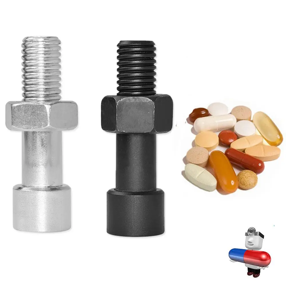 1PC Screw Stash Secret Container Money Bolt Safe Box Hidden Jewelry Nut Pill Case Health Care Organizer Accessories