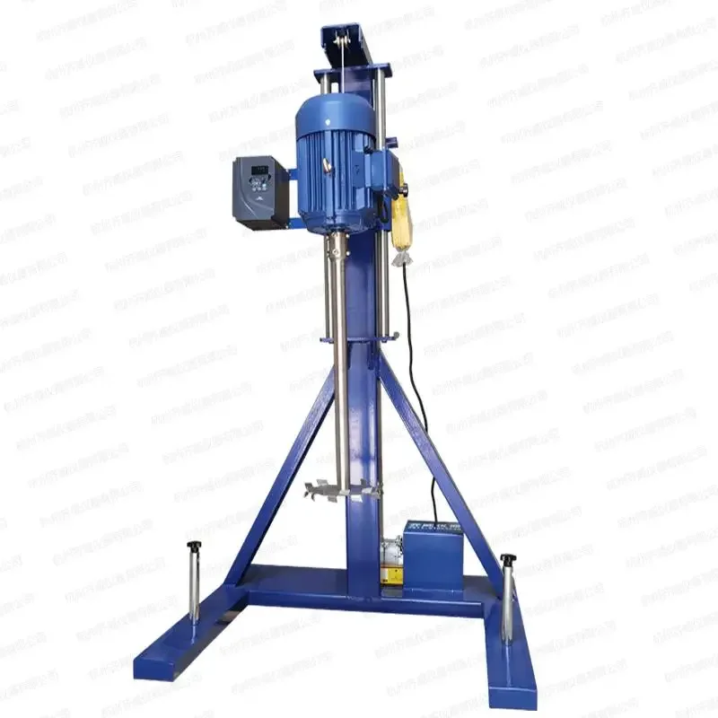 

disperser 2.2KW frequency conversion speed regulation high power mixer coating chemical explosion-proof disperser Qi Wei