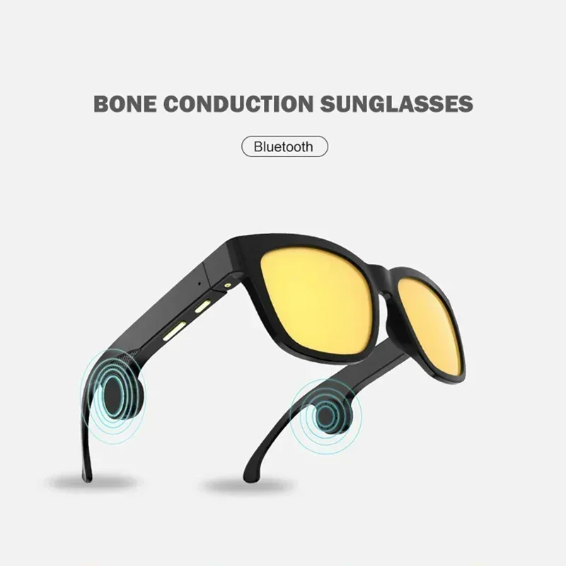 

Bone conduction audio bluetooth call music glasses sunglasses waterproof lightweight glasses prescription lens customization