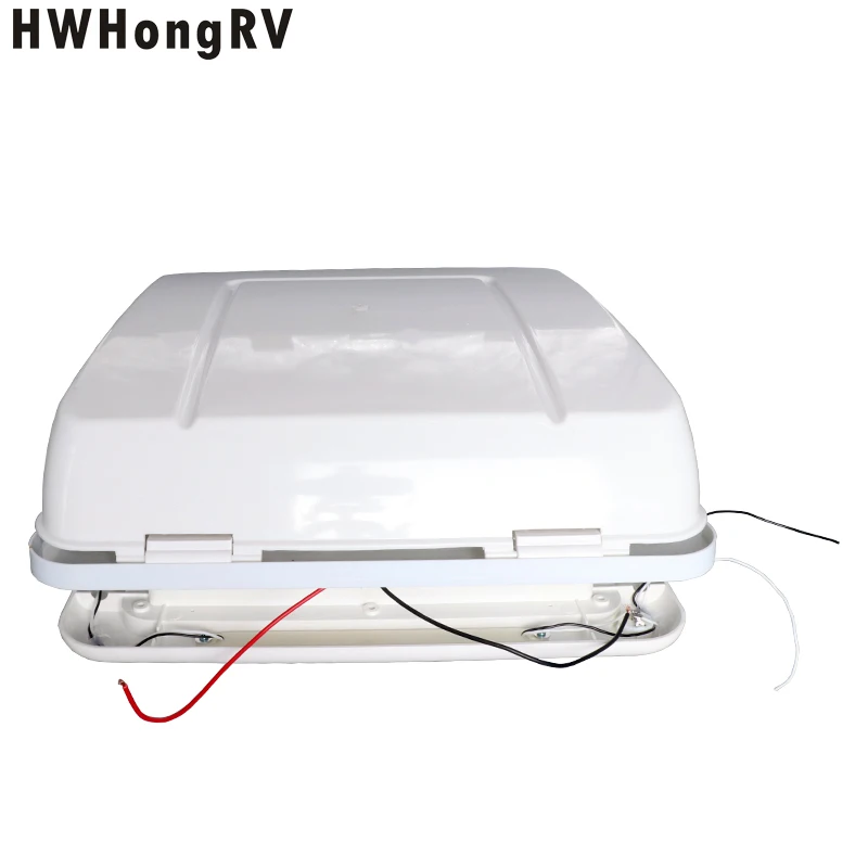 RV Accessories Roof Vent Fan 280MM 12V Manual Control 11'' 2 Models Reversible Motorhome Skylight Smoked Lid UV Protection