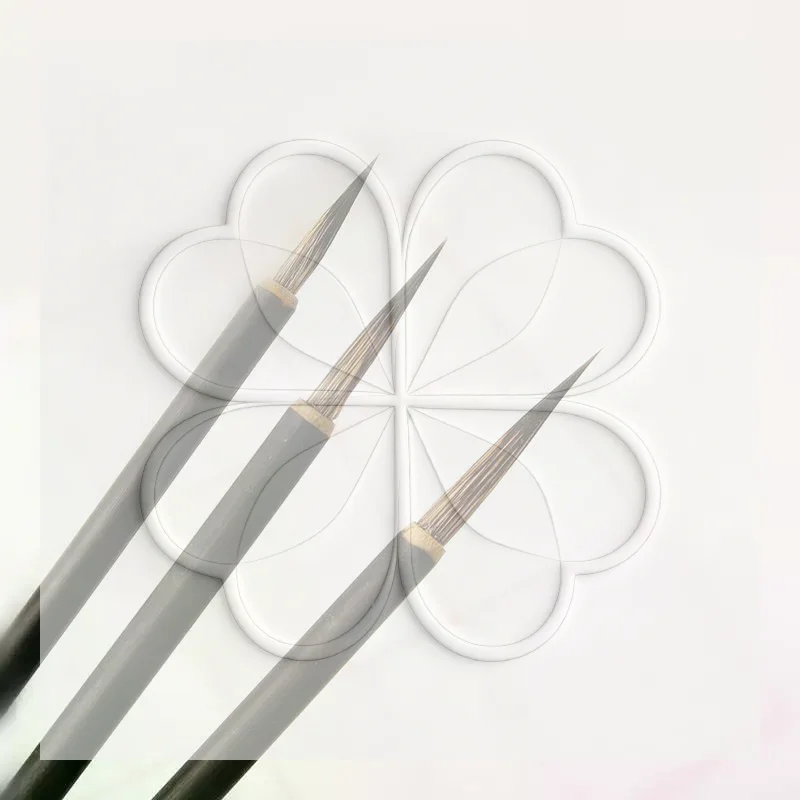 Retro Chinese Calligraphy Mouse Whiskers Brush Fine Brushes For Painting Writing And Art Creation