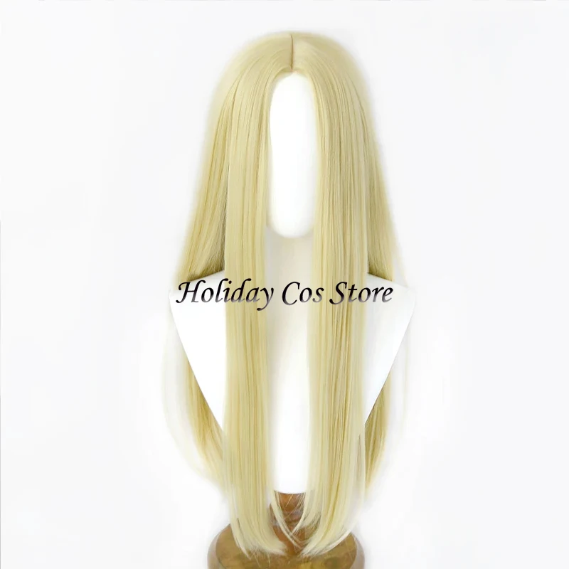 Sakamoto Days Shishiba Anime Cosplay Wig Blonde Yellow Long Hair Assassin Osaragi For Women Men Halloween Party Props Accessory