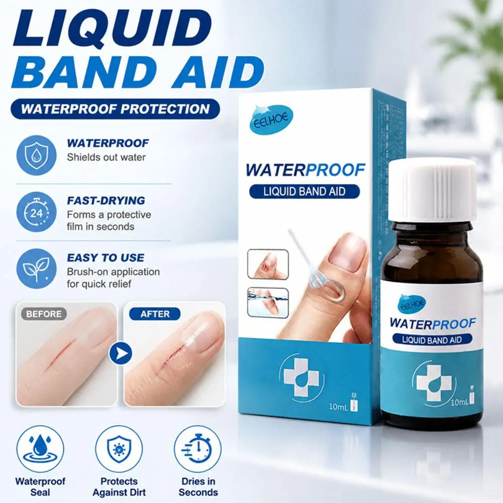 Liquid Band-Aid Waterproof Wound Healing Gel Disinfecting Adhesive Patch Wound FastHealing Gel Bandage Hemostatic Patch Liquid