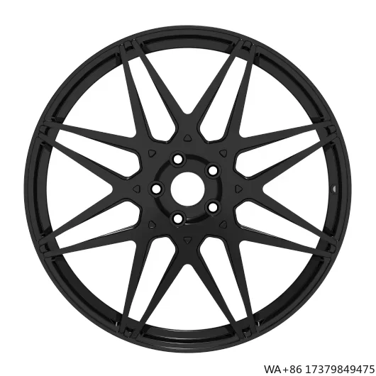 鍛造ホイール 車輪リム 2022年 工場直販 18 19 20 21 22インチ カスタム グロスブラック 航空機用アルミニウム合金 6061-T6