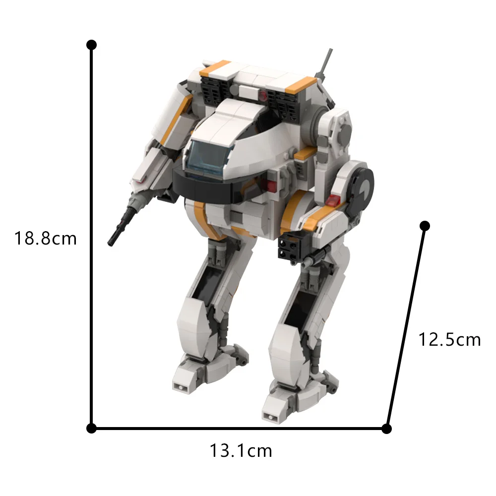 MOC 배틀테크 게임 울러 로봇 모델 빌딩 블록 키트, 여우 배틀메크 메카 전사 격투 액션 피규어 브릭 장난감 선물