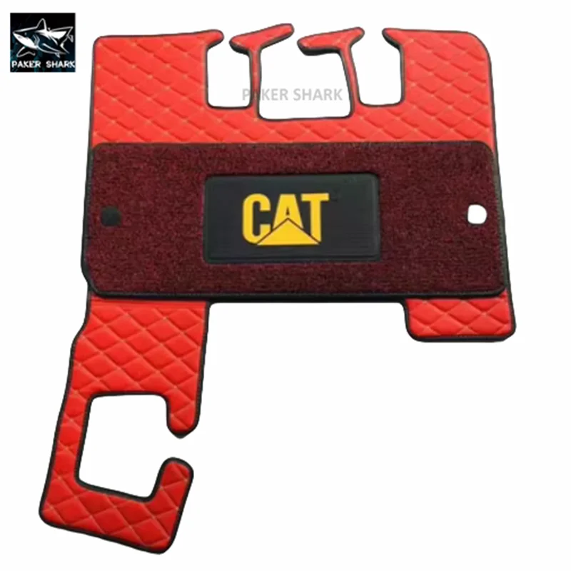 For Caterpillar Cab Foot Mat E320D2 E320D E323D E330D E336D Excavator Cabin Floor Mat