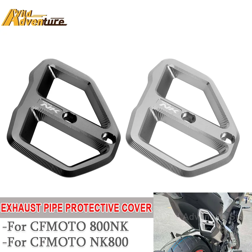 

For CFMOTO 800NK 800 NK Motorcycle Modified 800NK Exhaust Pipe Protective Cover Exhaust Pipe Tail Decorative Cover Metal Guard