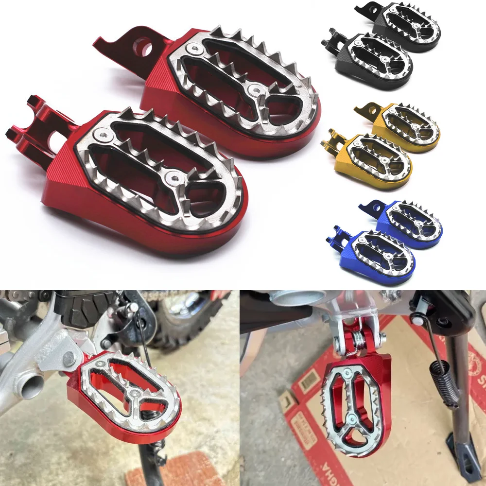

CRF250L/CRF300L Motorcycle Aluminum Shark Teeth Wide Footrest Foot Pegs Steps For Honda CRF250L CRF300L CRF 250L 300L