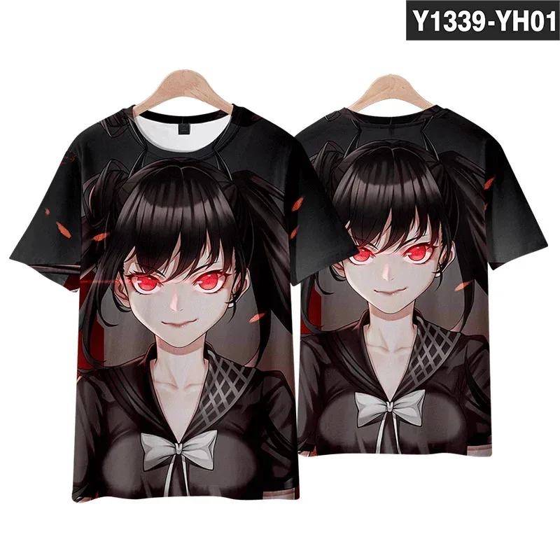 Футболка Girls Frontline 3D для женщин и мужчин, летняя забавная футболка с короткими рукавами и графическим рисунком AR15 404 UMP45 HK416 UMP9, стоимость косплея Футболка Girls Frontline 3D для женщин и мужчин, летняя забавная футболка с короткими рукавами и графическим рисунком AR15 404 UMP45 HK416 UMP9, стоимость косплея