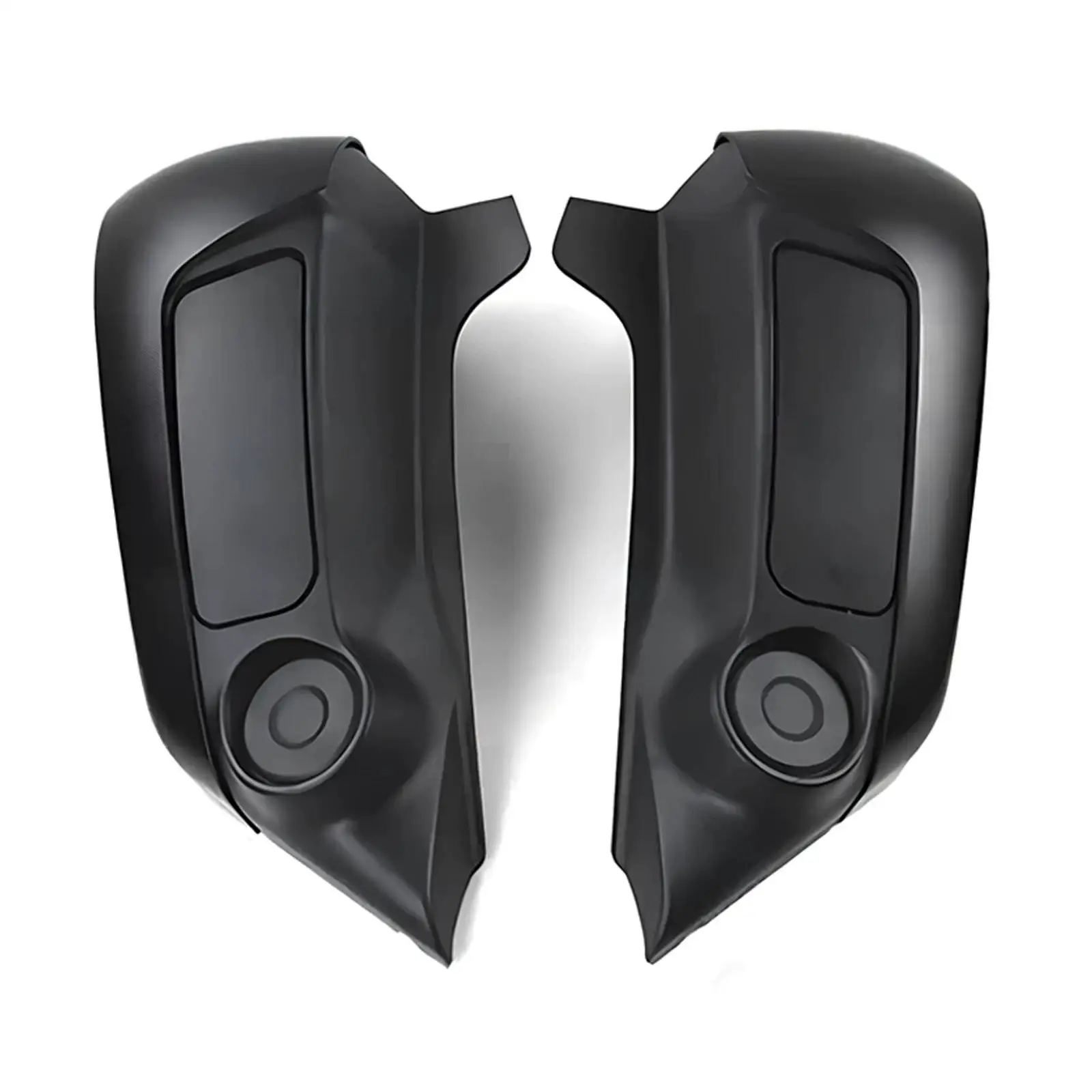 Bagger Motorcycle Windshield Panels ABS Front Fairing with Built in Light Channel for Touring
