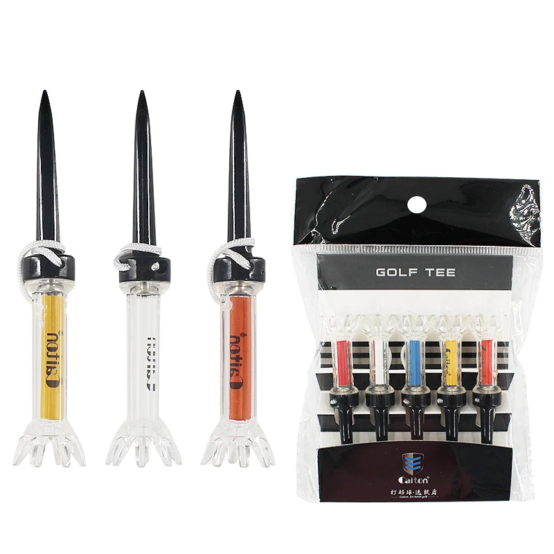 Golf Tees Magnetic Step Down Mixed Color with Package Golf Training Ball Tee Outdoor Golf Ball Holder Tees