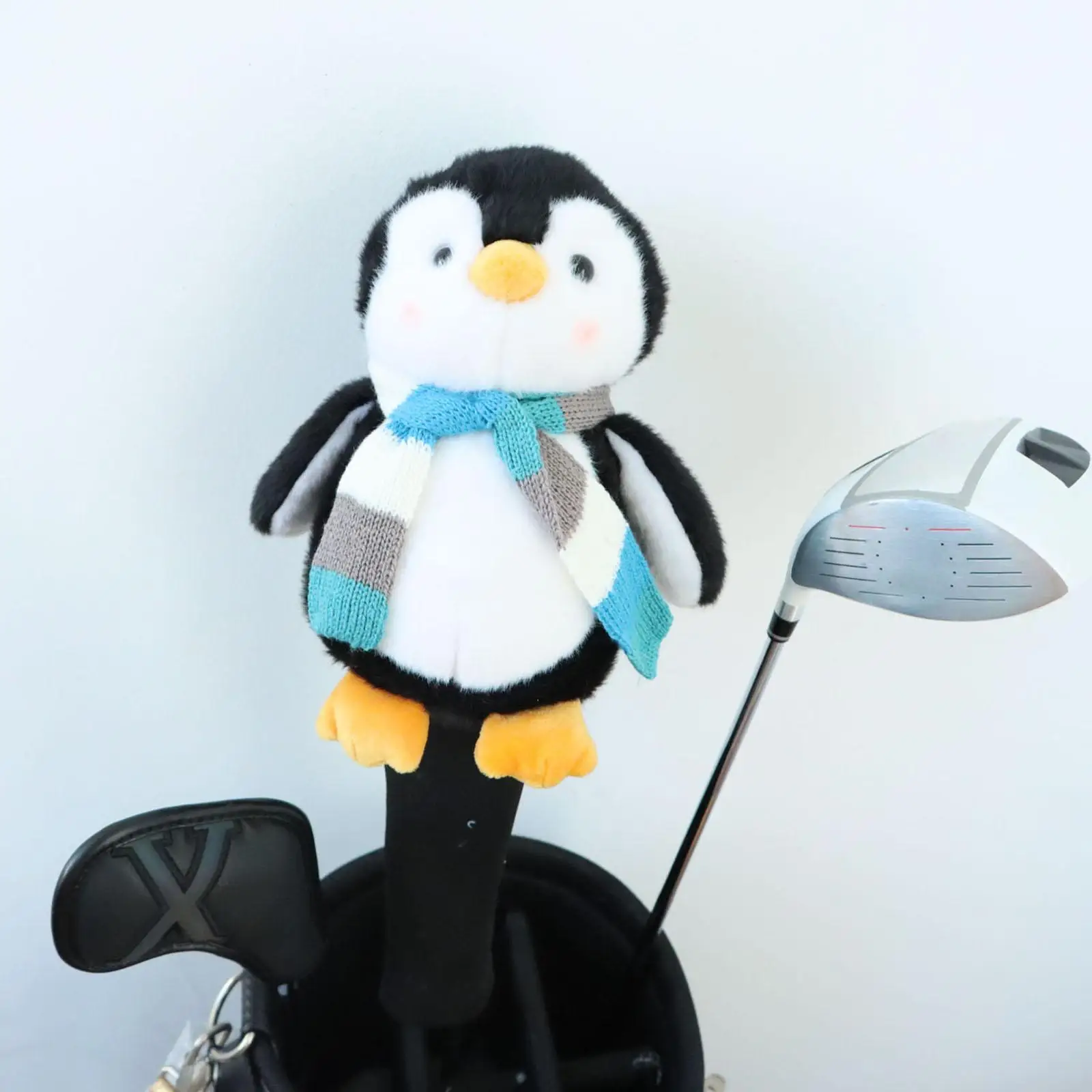 Plush Golf Wood Headcover, Golfer Equipment Novelty Golfer Gift, Women Men Protector Scratch Resistant Golf Club Head Cover