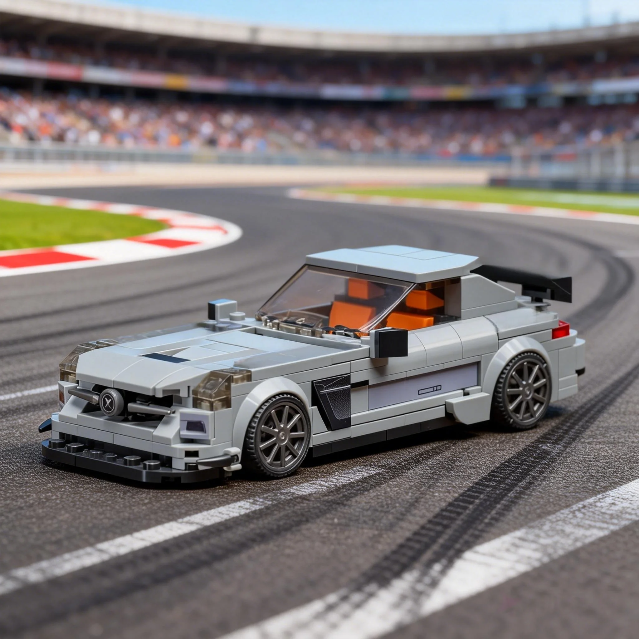 

Конструктор MOC: Технический гоночный автомобиль для города, спортивная машина, гараж, креативные игрушки