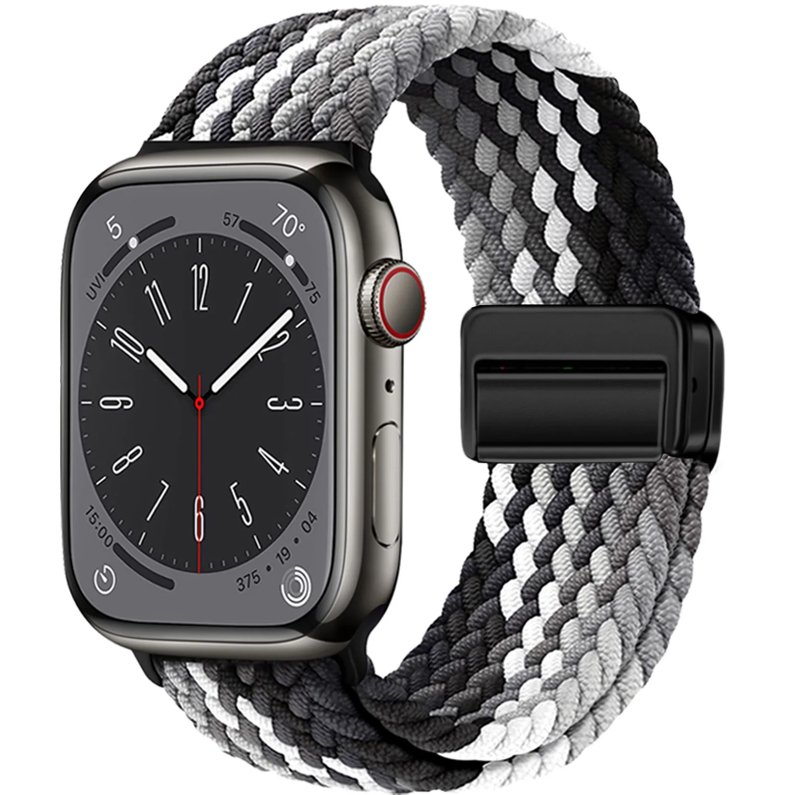 Geflochtenes Armband für Apple Watch-Armbänder 40 mm 45 mm 41 mm 44 mm 42/46 mm 49 mm Magnetarmband iWatch-Serie SE 7 5 6 8 9 10 11 Ultra3 2