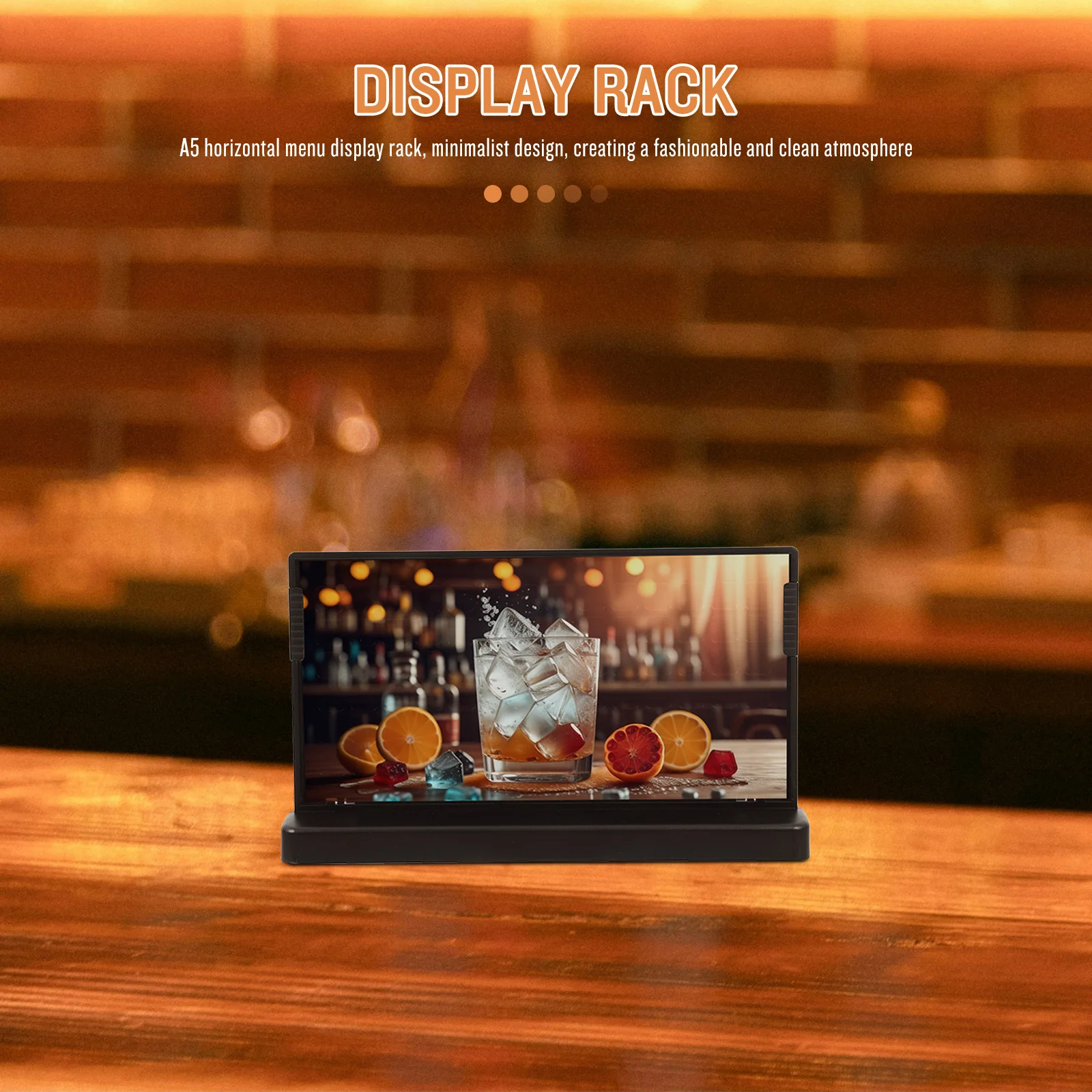 

Modern Tabletop Sign Holder Clear Display Stand Plastic Menu Display for Home Office Restaurant Shop Table Menu Stand