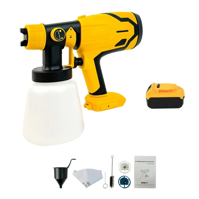 2024 New HVLP Airless Paint Sprayer 600W with Nozzles 3 Patterns for Home Projects