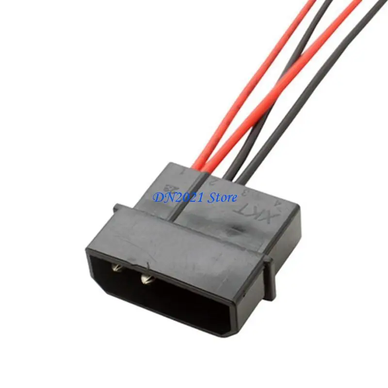 F3KE Computer for Case Fan IDE Large 4pin To Small 4pin Power Adapter D Port Extensio
