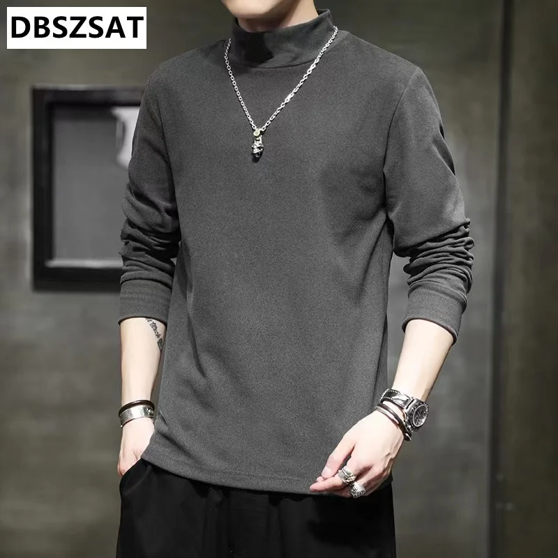 

2023 new Men Casual Hoodies Solid O-Neck Sweatshirt Fleece Pullover Sweatshirts Autumn New Hip Hop Streetwear Clothing