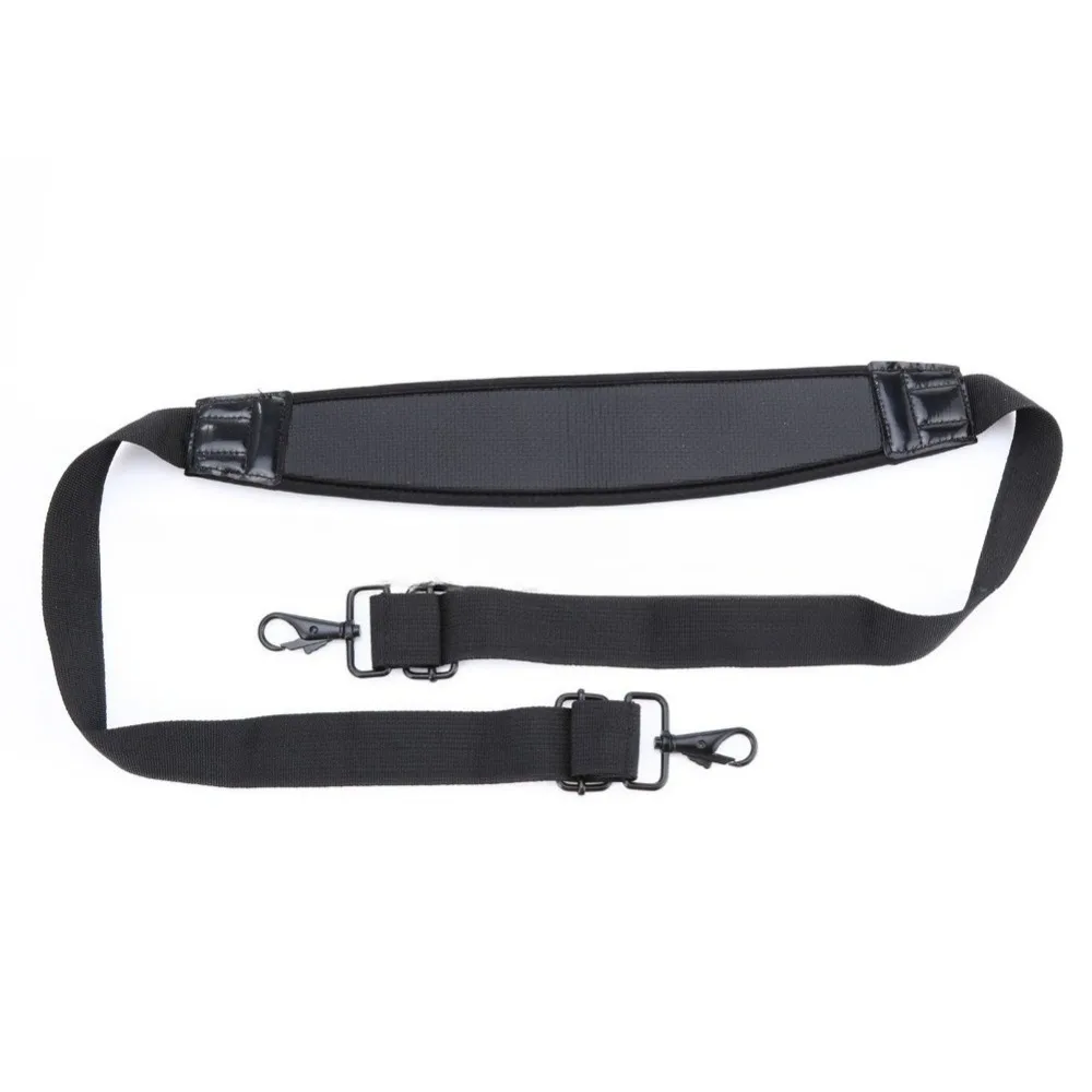 

For Canon Nikon Black Adjustable Shoulder Bag Strap with Double Hooks Laptop Computer Camera Stabilizer Bag