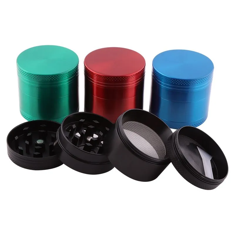 

40MM Zinc Alloy Herb Grinders Durable Spice Crusher Metal Mills for Smoker Smoking Accessories for Friends Gifts