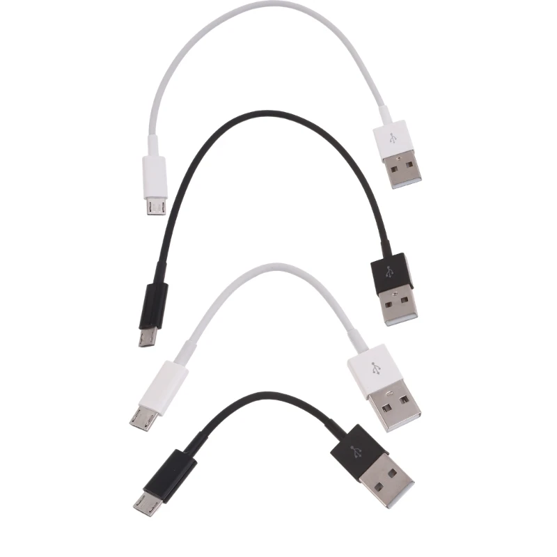 Universal 10cm 20cm USB to Micro USB Cable Extended Cable for Cellphone Laptop Dropship