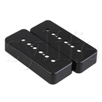 BLACK GUITAR P90 SOAPBAR PICKUP COVERS/P 90 Set