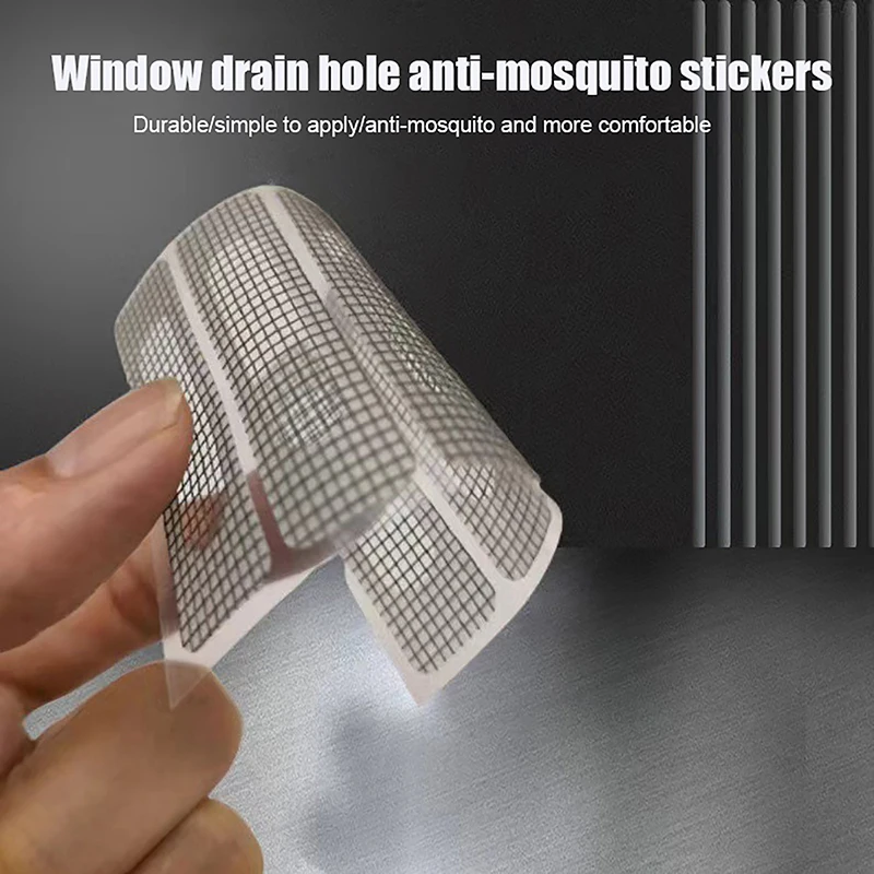 1/10Pcs Anti Fly Mosquito Net Window Screen Mesh Adhesive Mosquito Insect Flying Bug Net Curtains For Kitchen Window Protector