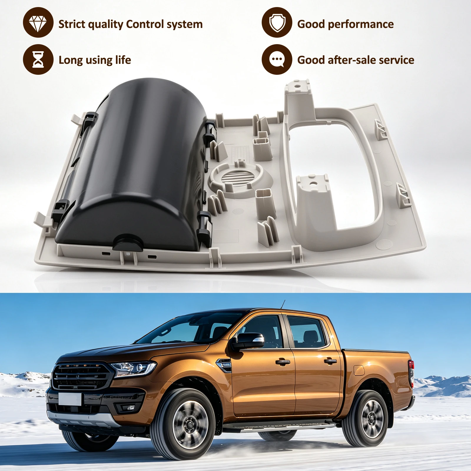 Overhead Konsole Dach Konsole Zimmer Lampe Abdeckung Grau Für Ford-Ranger Für Mazda BT-50 2012-2019 CN1Z-58519A70-DA – Detail 6