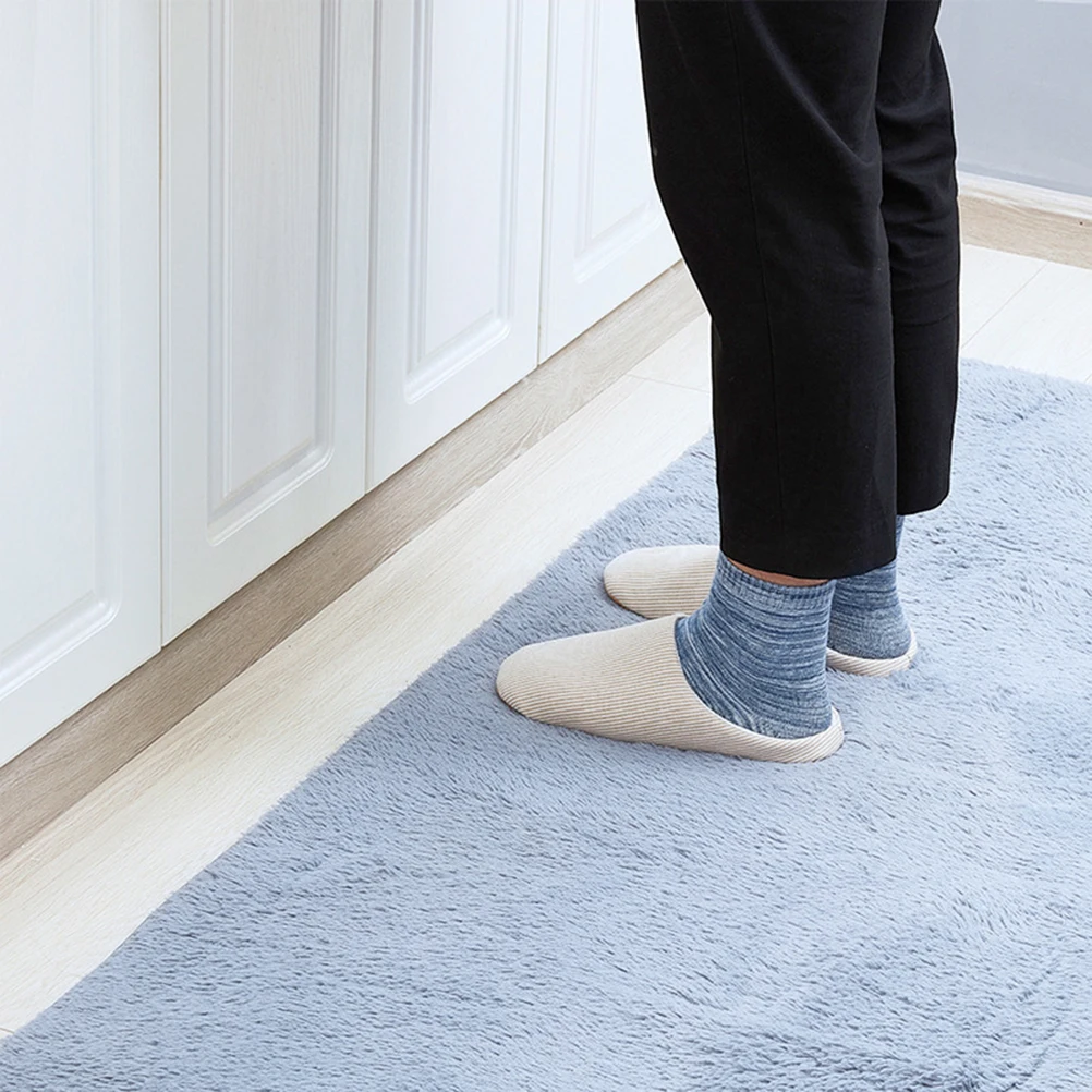 

8pcs Anti Skid Carpet Patch Adhesive Non-Slip Stickers Area Rug Fixation Hardwood Tile Floors Living Room Bedroom Bathroom Use