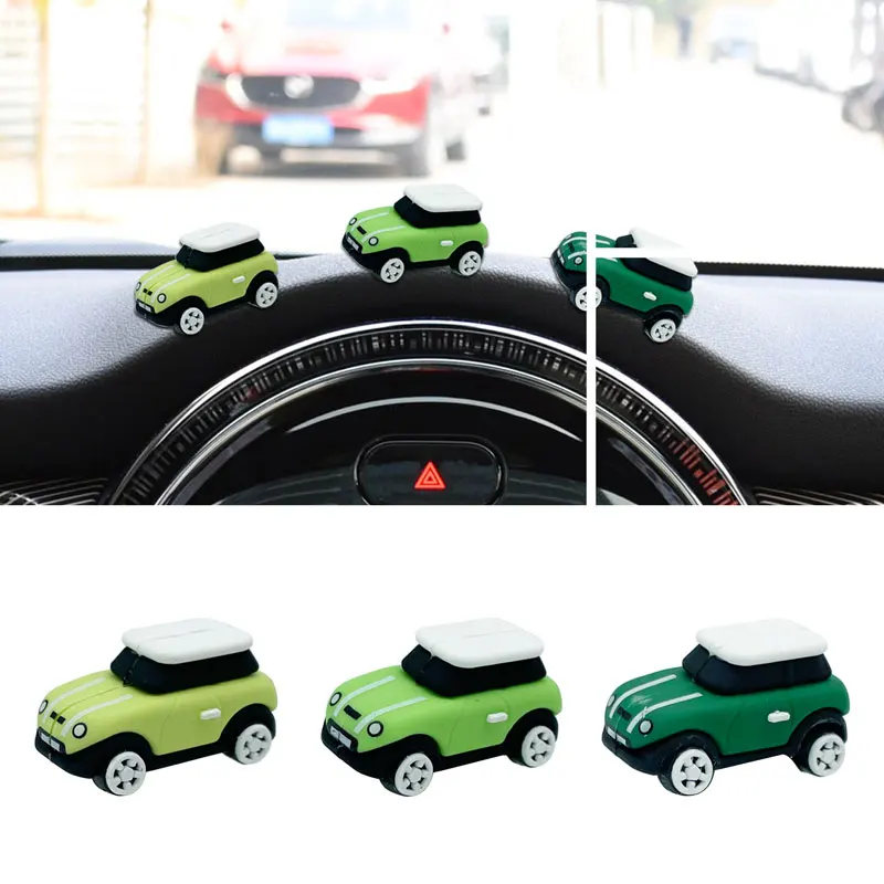 Creative Auto Model Ornaments Dashboard Navigation Screen Sticker Decor For Mini Cooper R55 R56 R60 R61 F54 F55 F56 F60