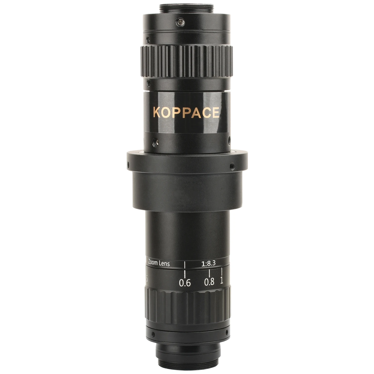KOPPACE 21X-175X Industrial Microscope Lens 0.6X-5X Continuous Zoom Lens