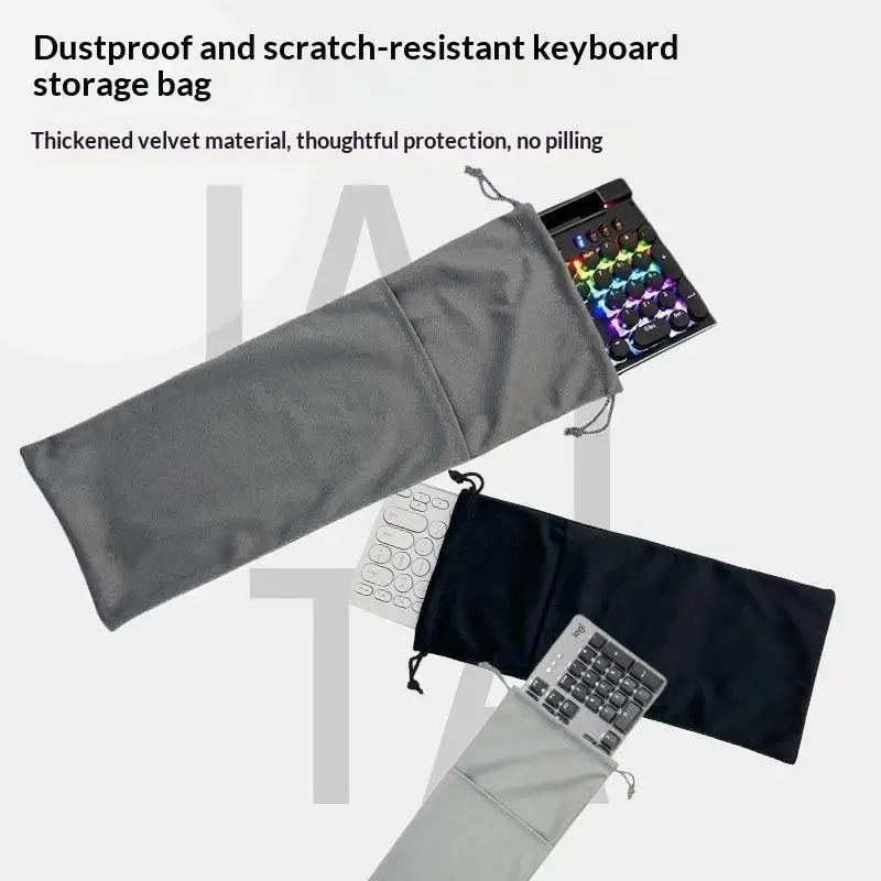 

Storage Keyboard Bags Drawstring Pocket Dustproof Handbag For Suitable For 68/87/108 Key Keyboards