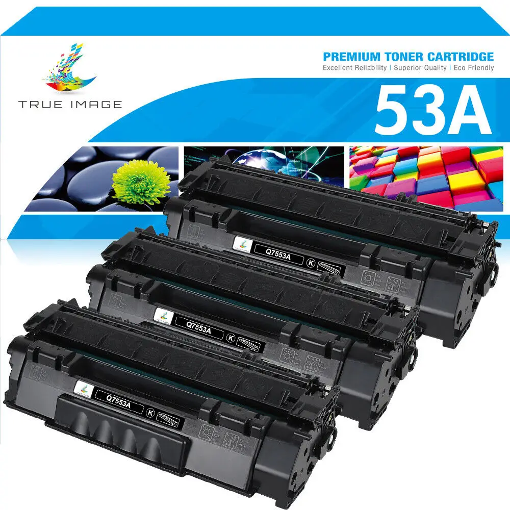 3PK Q7553A 53A Toner Compatible With HP Laserjet P2015D P2015N P2015DN P2015 INK