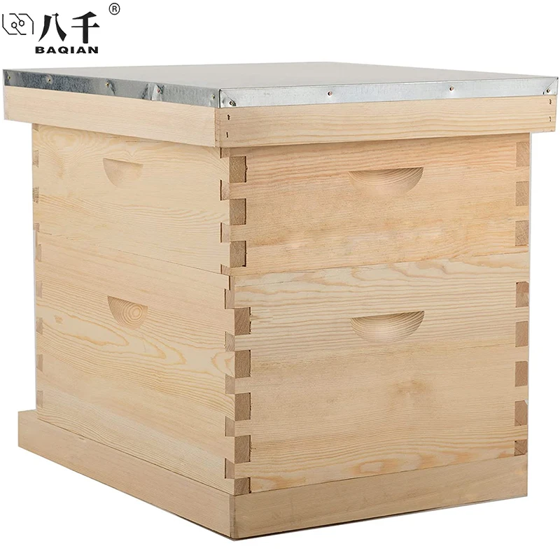 BAQIAN Beekeeping Equipment Bee Hive 10 Frame Bee Box