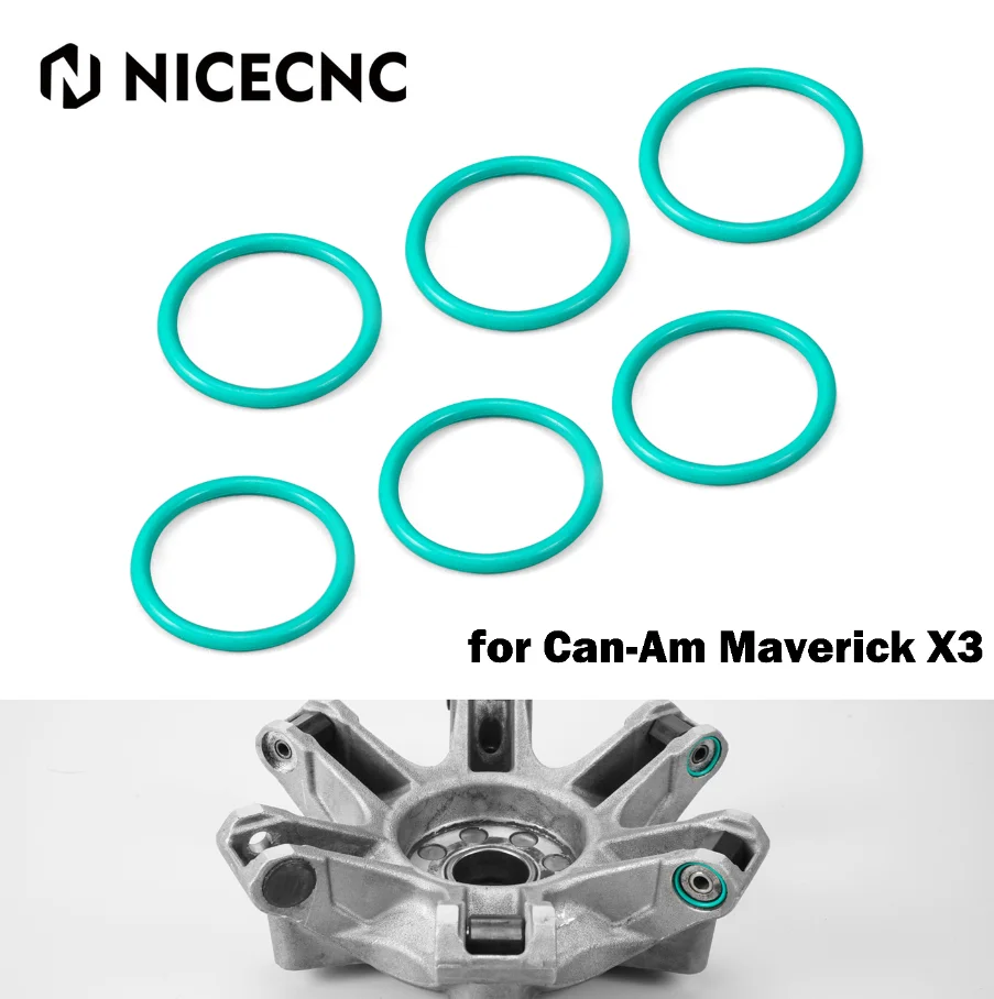 6PCS UTV X3 Primary Clutch Damper O Rings For Can-Am Maverick X3 420230456 Drive Clutch Button O-Ring Kit For CAN AM