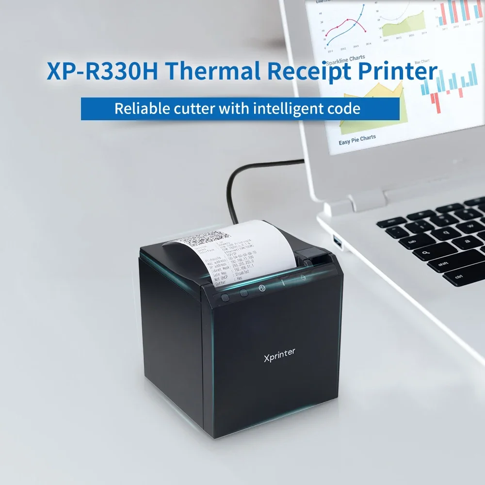 Xprinter XP-R330H High Quality Small Thermal Printer 80mm 58mm Print Width Adjustable Portable Receipt Printer