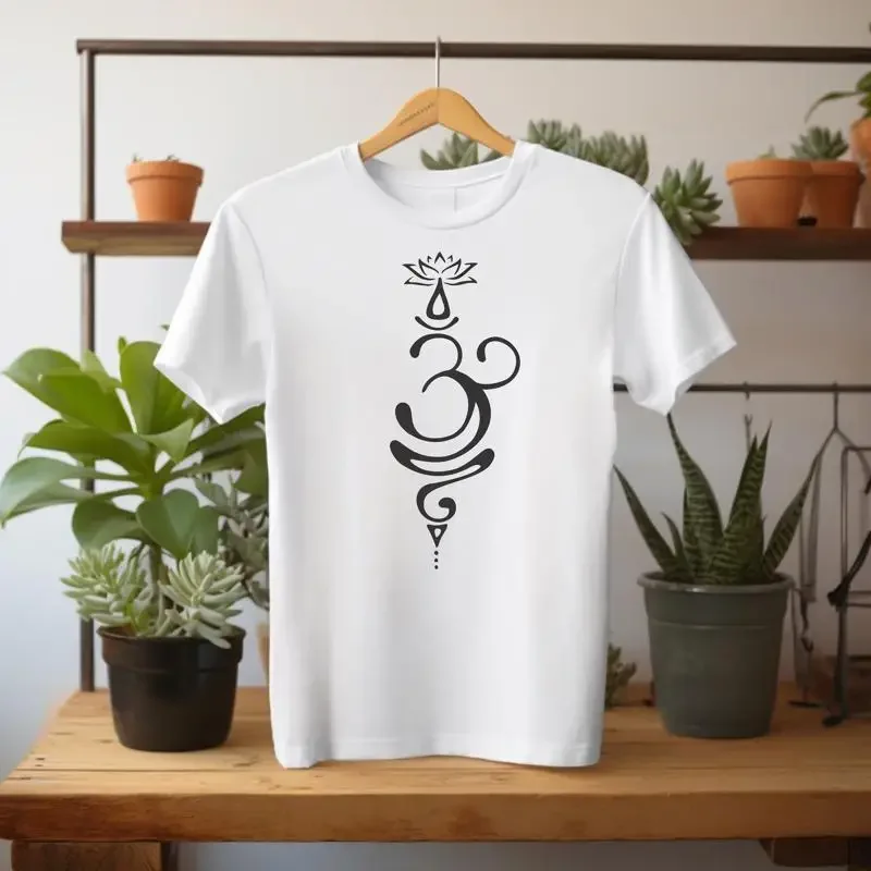 Breathe Symbol T Shirt Yoga Mind Body Mindfulness Serenity Tranquility Relaxation Motivational Inspirational Meditation
