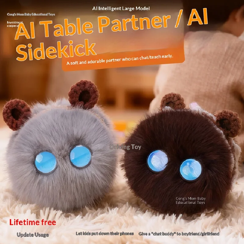 Original Genuine Ai Intelligent Plush Toy Voice Conversation Wifi Interaction for Children Emotional Companionship Educational