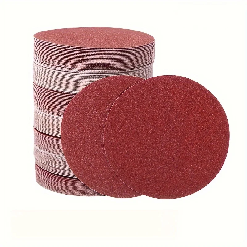 

10/50/100 шт. 5-дюймовые шлифовальные диски на липучке зернистостью 60-1000 — идеально подходят для произвольных орбитальных шлифовальных машин!