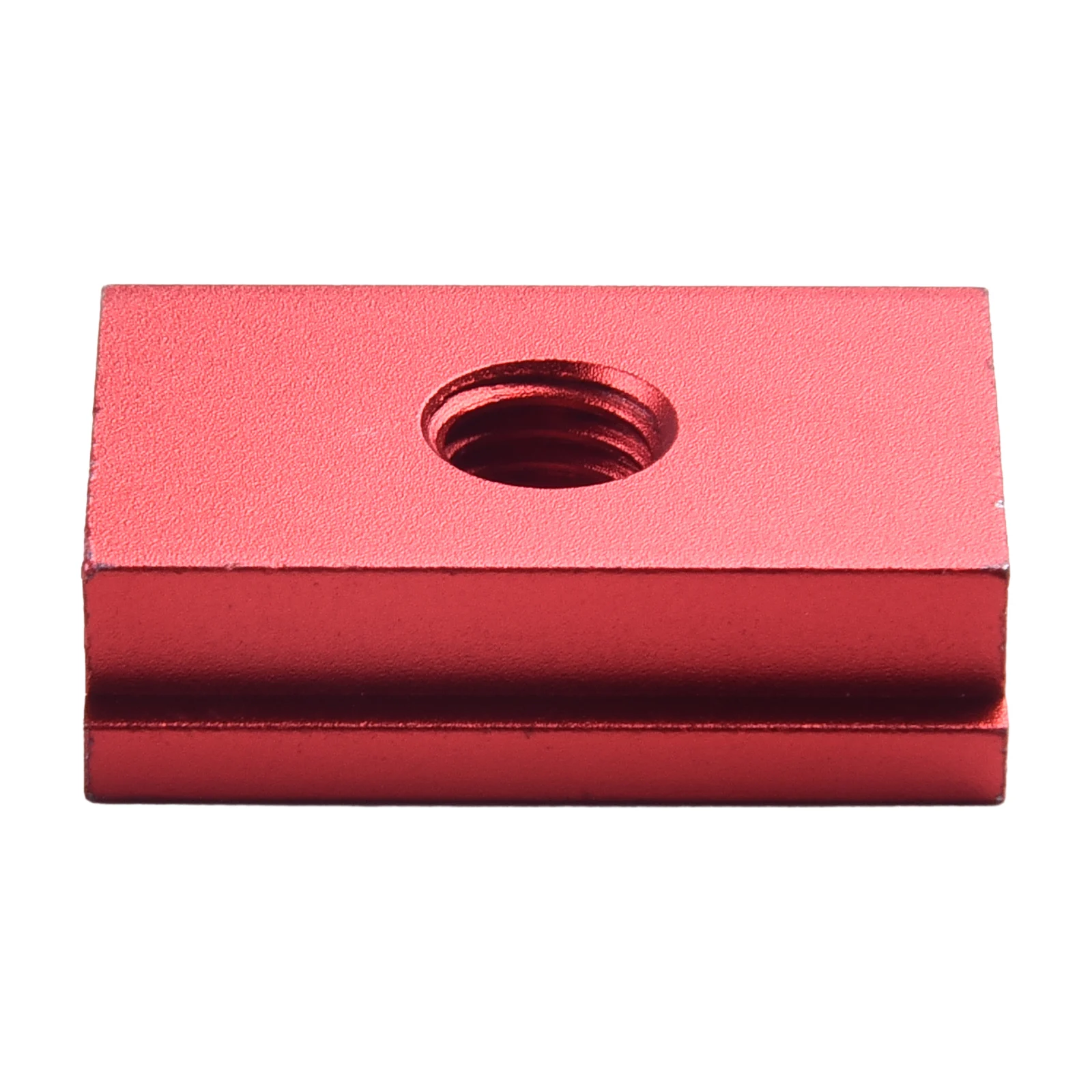 1pcs T-track Slider M6/M8 T Slot Nut Alloy T Block Square Nuts  For Woodworking Tool Red/Blue Fastener 30*23*7.5mm