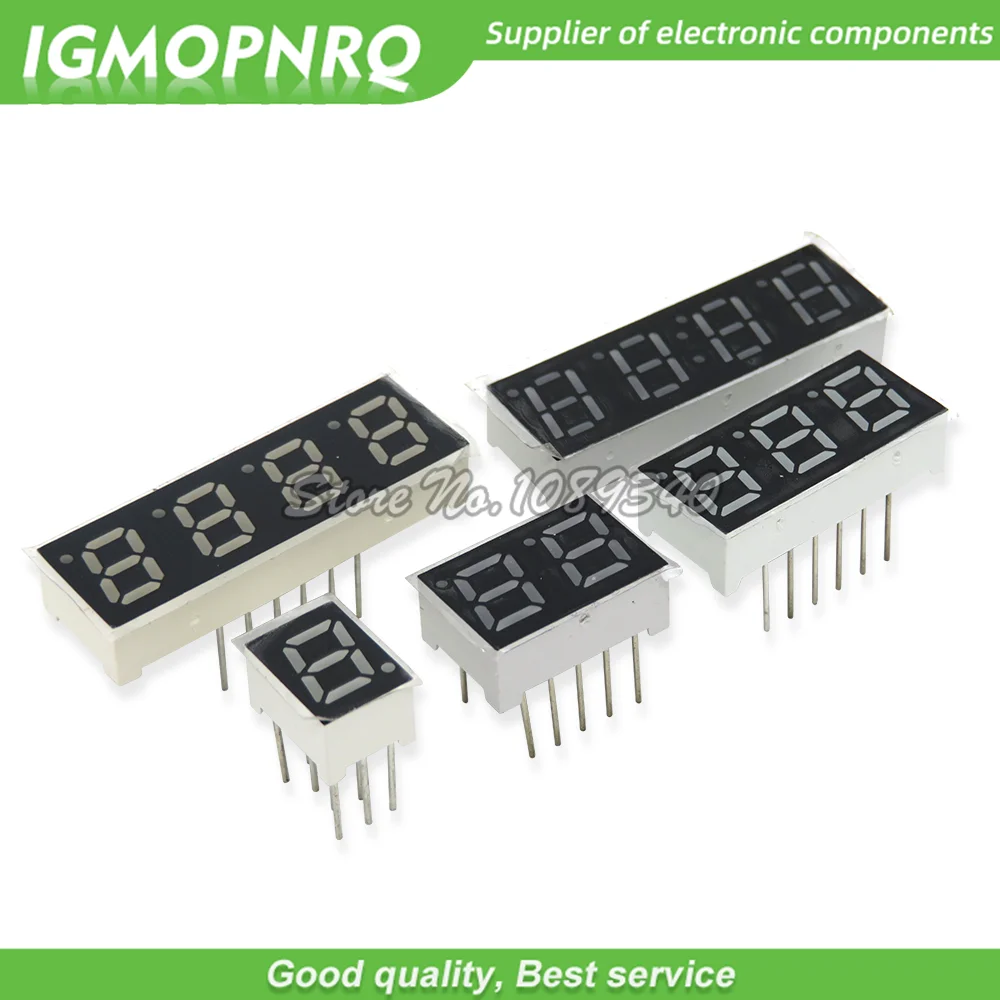 2PCS/lot 0.8inch LED display 7 Segment 2 Bit 3 Bit 4 Bit Digit Tube Red Common Cathode / Anode Digital 0.8 inch led