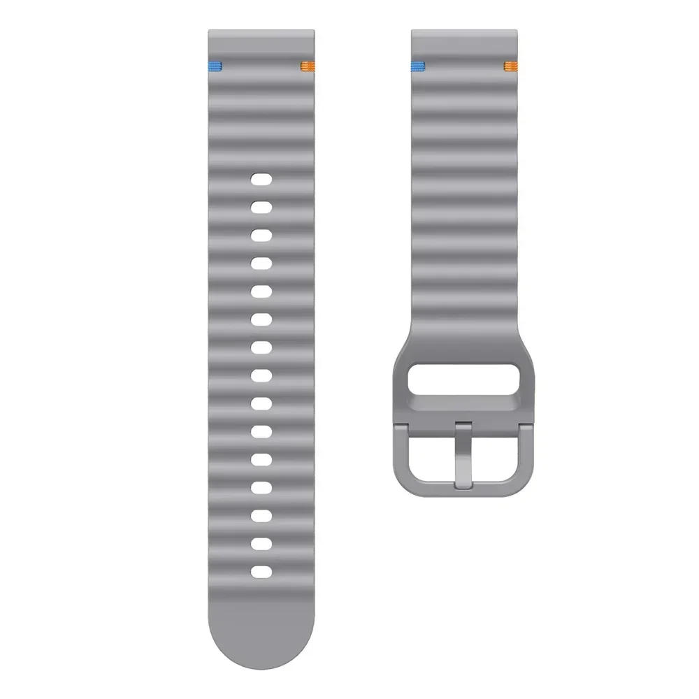 22 mm 20 mm Uhrenarmband für Huami Amazfit BALANCE Band GTR 4 2 2E GTR3 Pro/GTS 4/2 Mini GTS 3/Bip 3 Pro U S Silikon-Wellenarmband – Detail 29