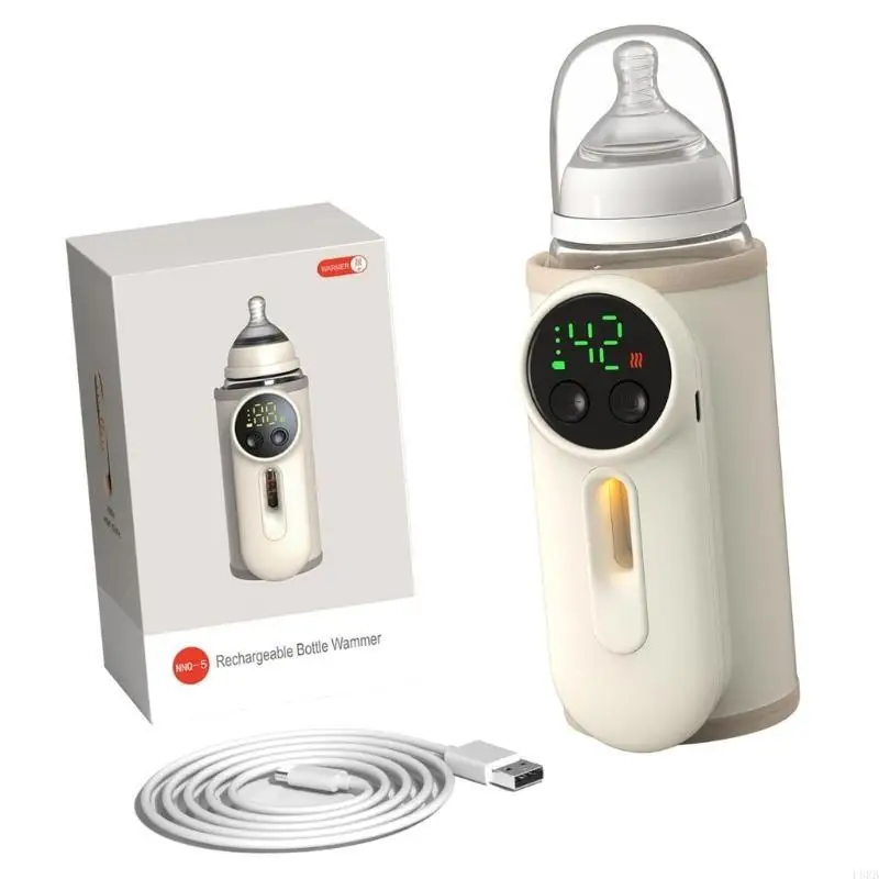 ترقية زجاجة تدفئة لحليب الأم زجاجة تستخدم في الرضاعة الطفل التدفئة حقيبة قابلة للشحن دفئا حقيبة مع شاشة ديجيتال L8RB #5